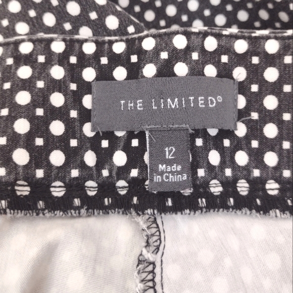 The Limited women's black/white ankle stretchy pants size (12) - Picture 4 of 16